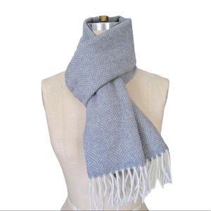 J Crew Chevron Fringe Scarf